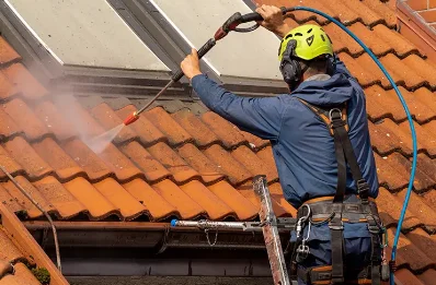 Démoussage et hydrofuge de toiture à Cernion
